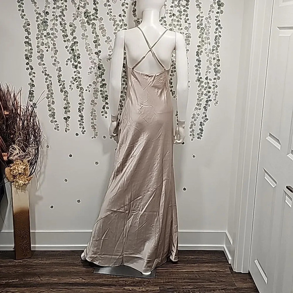 Show Me Your MuMu Tuscany Slip Maxi Dress in Show Me The Ring Luxe Sz M - Picture 5 of 10
